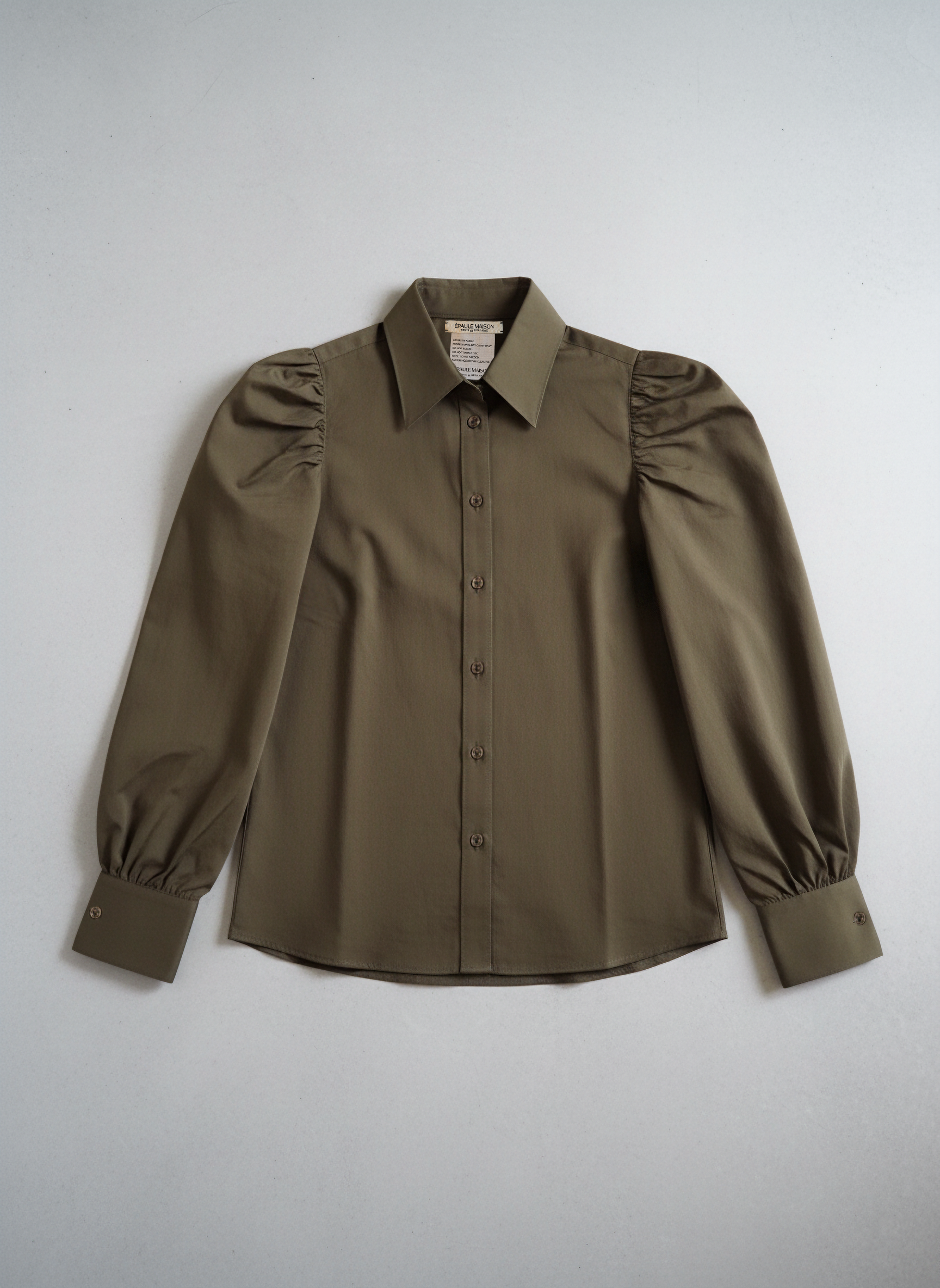 ＜6(ROKU)＞GATHER SLEEVE BLOUSE 美品 BEAUTY&YOUTH UNITED ARROWS（ビューティーアンドユースユナイテッド