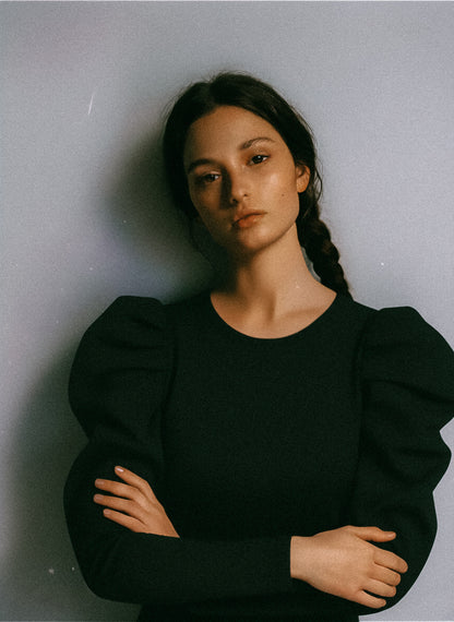 puff sleeve pullover